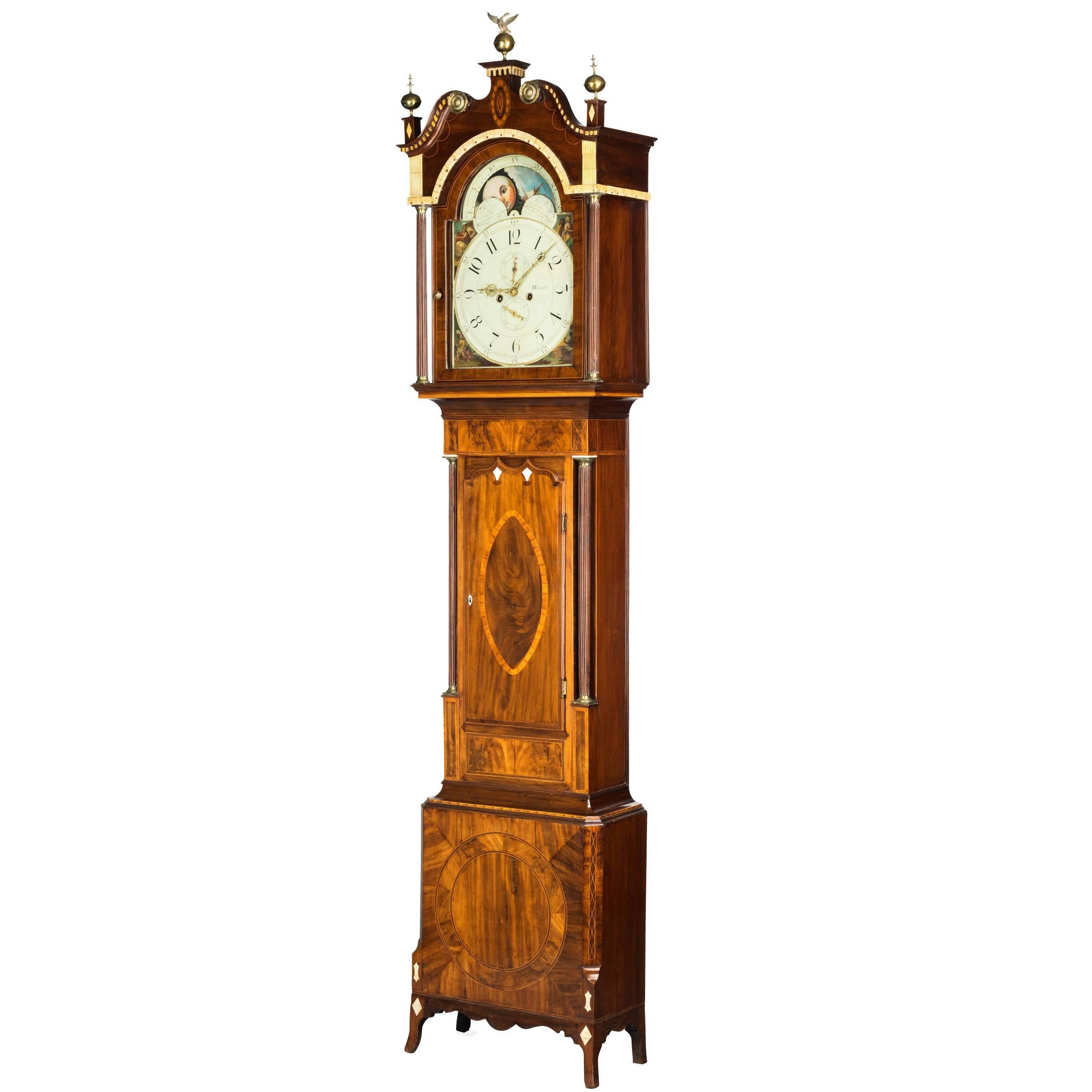 Regency Period Long-Case Clock by James Powell of Worcester