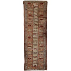 Handmade Vintage Turkish Oushak Runner, 1940s, 1C520