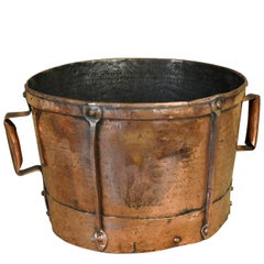 Antique Beautiful 18th Century French Copper Grain Measure