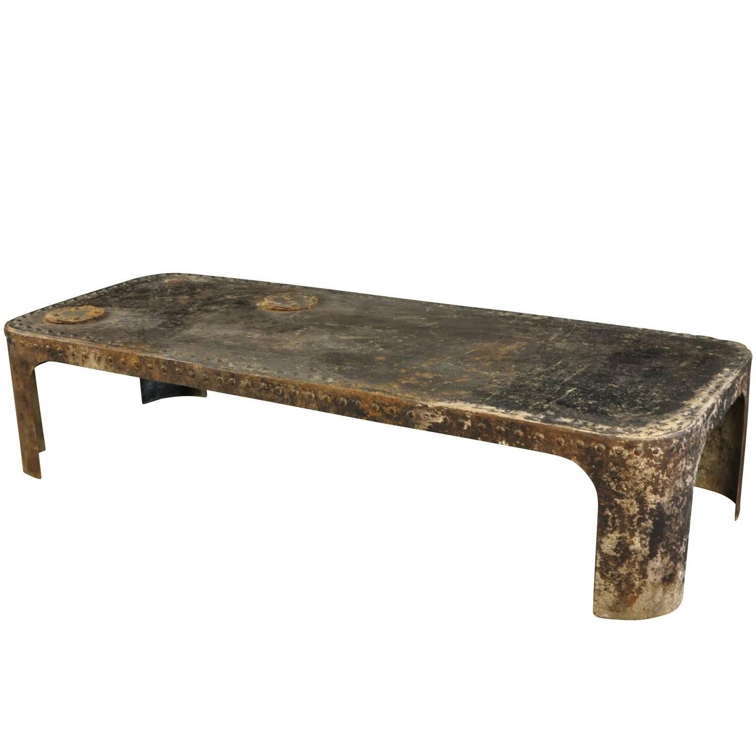 French Industrial Table Basse - Coffee Table