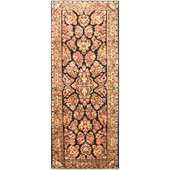 Tapis de couloir Sarouk persan ancien Mohajiran