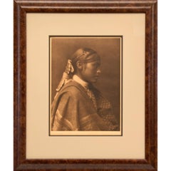 Vintage Edward S. Curtis - Sigesh (Apache Maiden) from the North American Indian Project