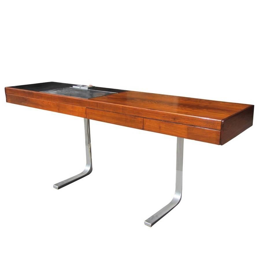 72" Midcentury Rosewood Buffet Table by Robert Heritage