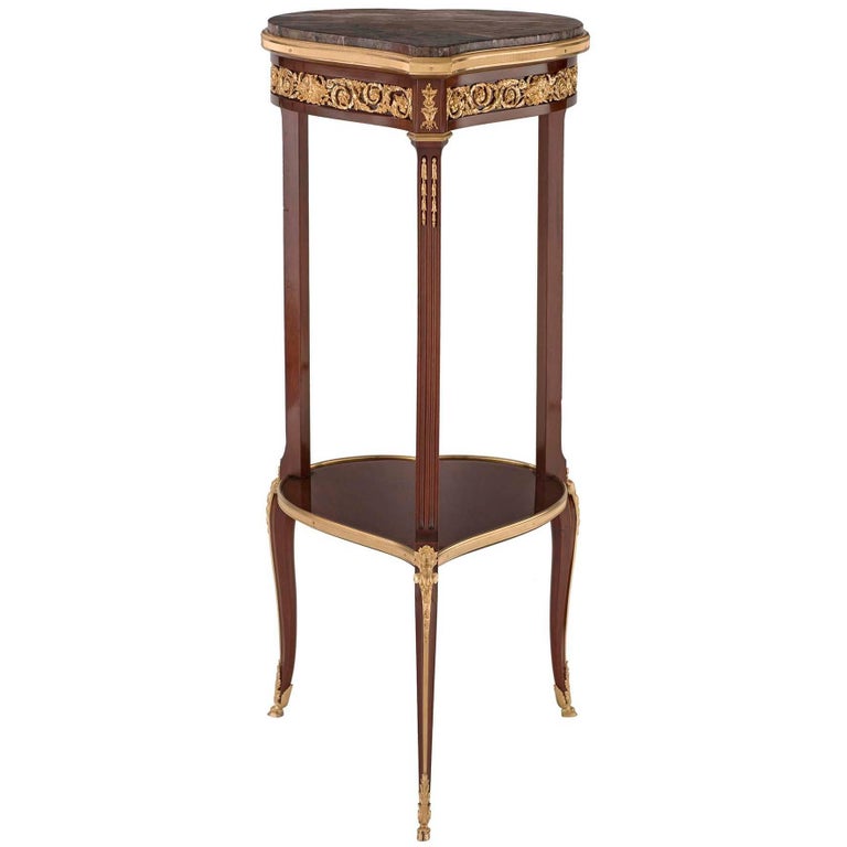 French Transitional Style Heart Shaped Side Table Attributed To Francois Linke