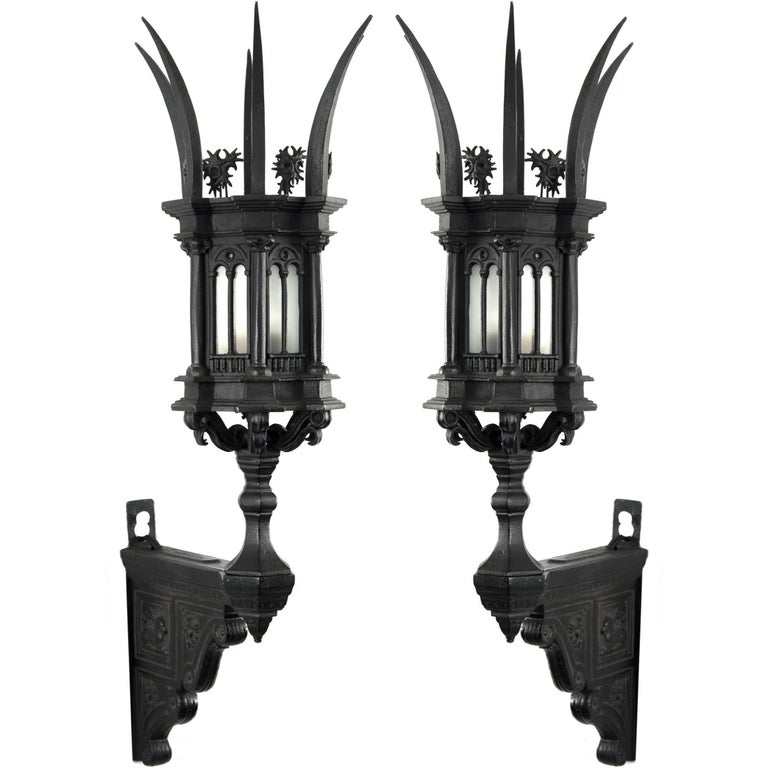 gothic wall sconce wrought iron 1stdibs pair of 19th century italian gothic wall sconces for sale at 1stdibs gothic wall sconce wrought iron 1stdibs pair of 19th century italian gothic wall sconces for sale at 1stdibs