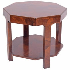 1970s American Burl Patchwork Occasional Table