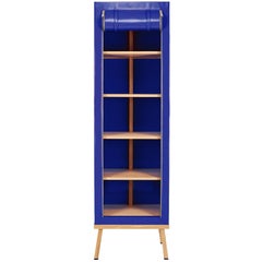 Visser and Meijwaard Truecolors Cabinet in Blue PVC Cloth with Zipper Opening