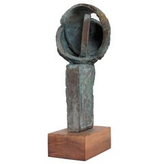 Myrna M Nobile Bronze Abstract Sculpture #6, Midcentury Period