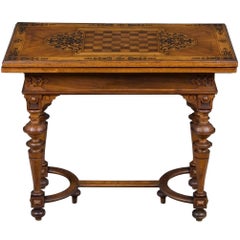 French Napoleon III Style Flip Top Game Table