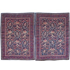 Pair of Antique Tabriz Rugs, Persia