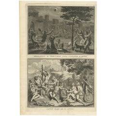 Antique Print of Two Ceremonies by B. Picart, 1723