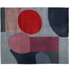 Paul Klee "Blue-Red" rug original design