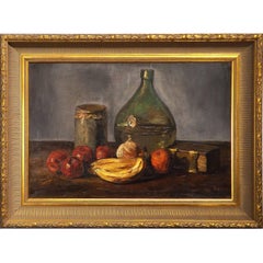 Still Life with Fruit and Bible by Dutch Artist George Pletser