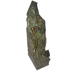 19th Century, Gaston Veuvenot Leroux, French, Bronze Figure