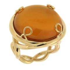 Valentin Magro Helix Round Citrine Gold Ring 6