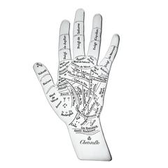 Christofle Paris Hand des Schicksals Briefbeschwerer