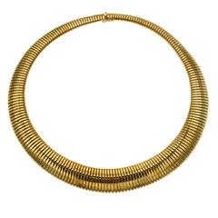 Gold Tubogas Necklace 