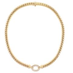 Van Cleef & Arpels Diamond Gold Necklace