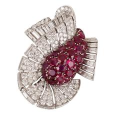 Ruby and Diamond Brooch Ruby and Diamond Brooch