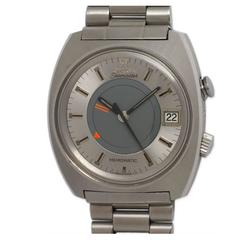 Retro Omega Stainless Steel Seamaster Memomatic Wristwatch