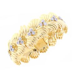 Van Cleef & Arpels Diamond gold link Bracelet