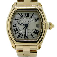Cartier yellow gold Roadster Bracelet Wristwatch