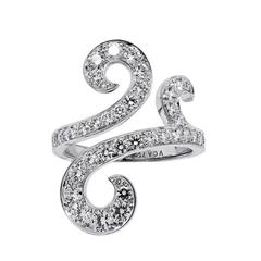 Van Cleef & Arpels Oiseaux de Paradis Diamond Gold Ring 9
