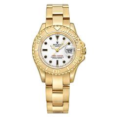 Vintage Rolex ​​Lady's yellow gold Yacht-Master automatic wristwatch Ref 169628
