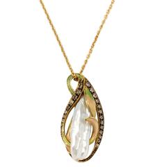 Art Nouveau Pendant with Chain 7