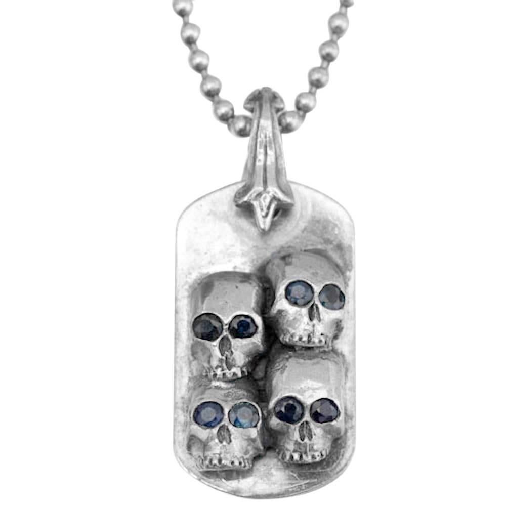 Soffer Ari 'Don't $%&* Around' Skull Pendant