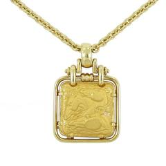 Carrera Y Carrera Gold Horses Pendant and Chain