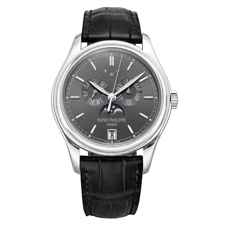 Patek Philippe Platinum Annual Calendar Wristwatch Ref 5146P-001 at 1stdibs