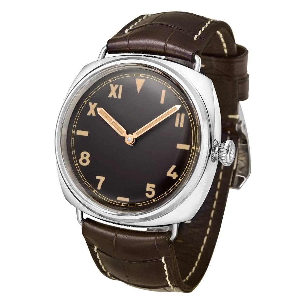 Panerai White Gold ​Radiomir Wristwatch Ref PAM00376