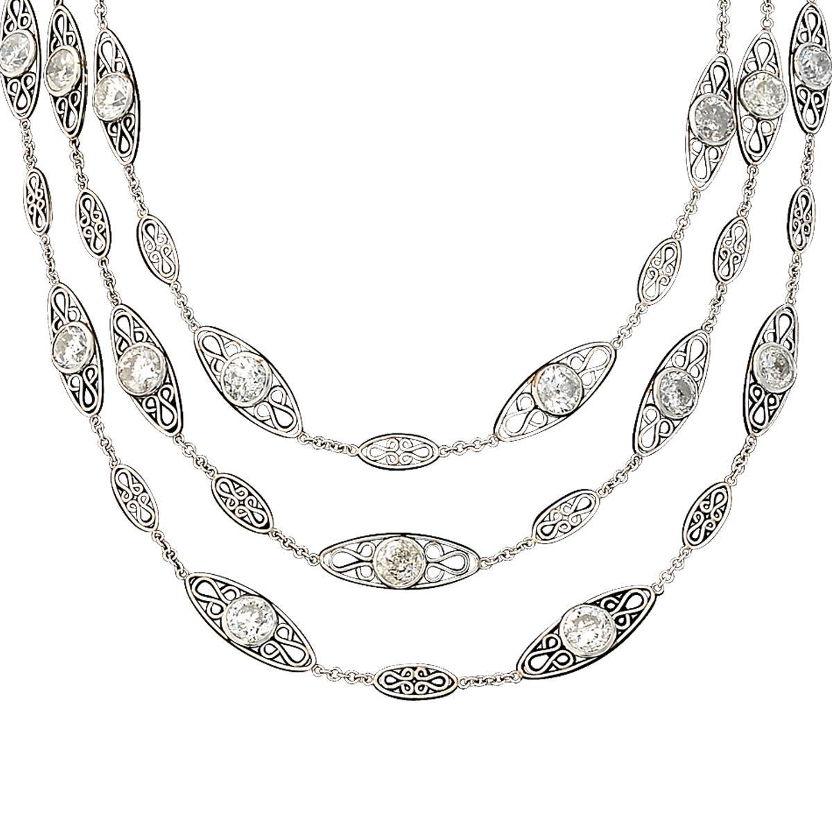 Diamond Platinum Necklace