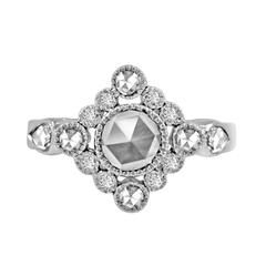 Rosecut Diamond gold Ring