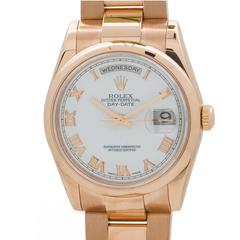Rolex Rose Gold Oyster President Wristwatch ref no. 118205 