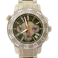Tiffany & Edelstahl Mark T-57 Automatik Chronograph Datum Armbanduhr