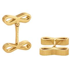 Van Cleef & Arpels Paris Gold Bow Cufflinks