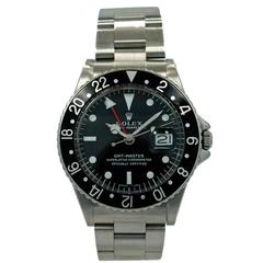 Rolex Stainless Steel GMT Master wristwatch ref 1675 