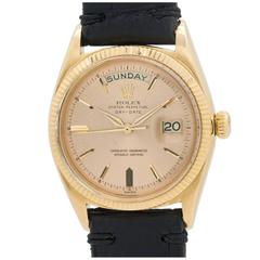 Rolex Yellow Gold Day Date Wristwatch ref 1803 circa 1968