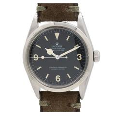 Used Rolex Stainless Steel Explorer 1 Wristwatch ref 1016 circa 1969