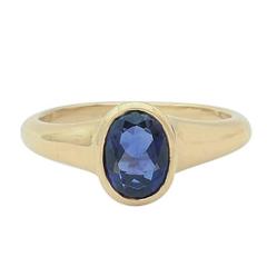 Bulgari Tanzanite Gold Ring 8