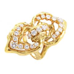 Chaumet Diamond Gold Ring