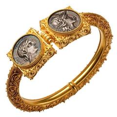Extraordinary Granulation in an 1870 Gold Bracelet