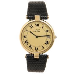 Cartier Vermeil Must de Cartier Quartz Wristwatch