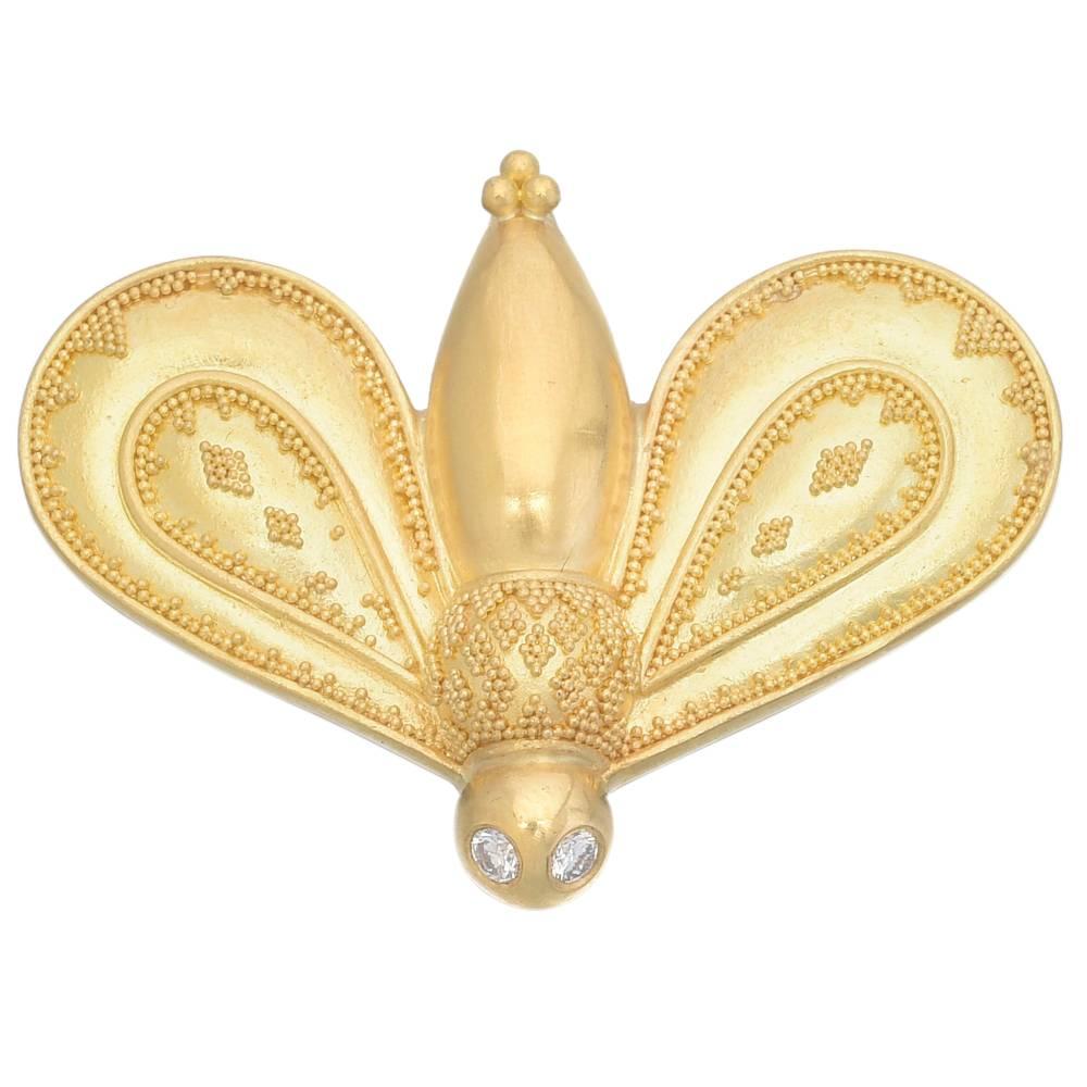 Maija Neimanis Gold Bumblebee Brooch