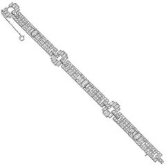 Art Deco Diamond Platinum Bracelet 