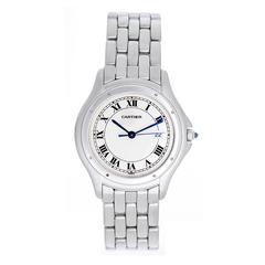 Cartier Stainless Steel Cougar Quartz Wristwatch