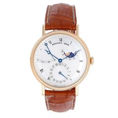 Vintage Breguet Yellow Gold Classique Power Reserve Automatic Wristwatch