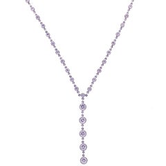 Tiffany & Co. Jazz T-Drop Diamond Platinum Necklace